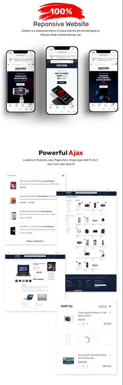 GoStore - Elementor WooCommerce WordPress Theme 4