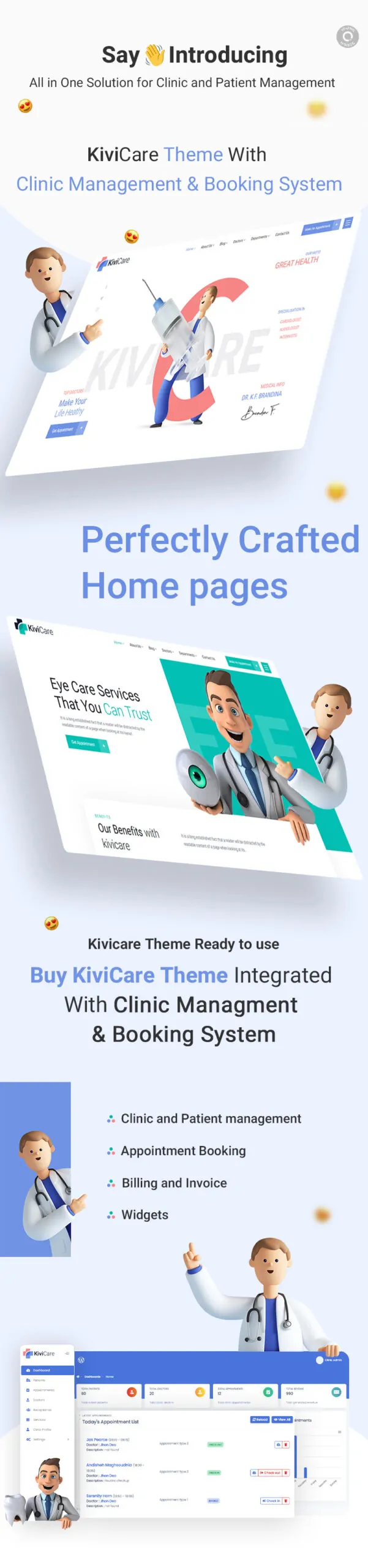 KiviCare - Medical Clinic & Patient Management WordPress Theme 4