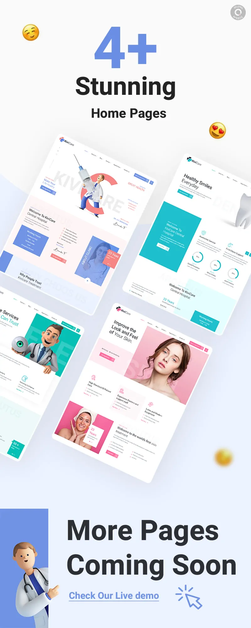 KiviCare - Medical Clinic & Patient Management WordPress Theme 6