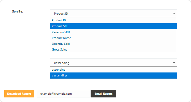 Product Sales Report Pro for WooCommerce Pro v2.2.17 NULLED 3 Phân loại hạt để xác định điều gì là quan trọng