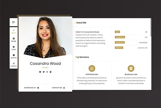 RyanCV - Resume WordPress Theme 7