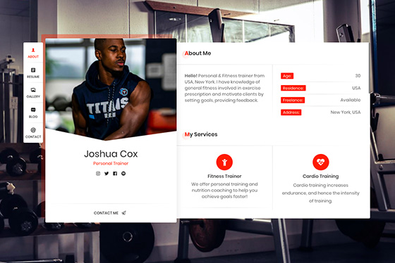 RyanCV - Resume WordPress Theme 8