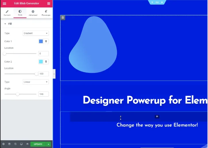Tạo hình dạng Blob Shapes