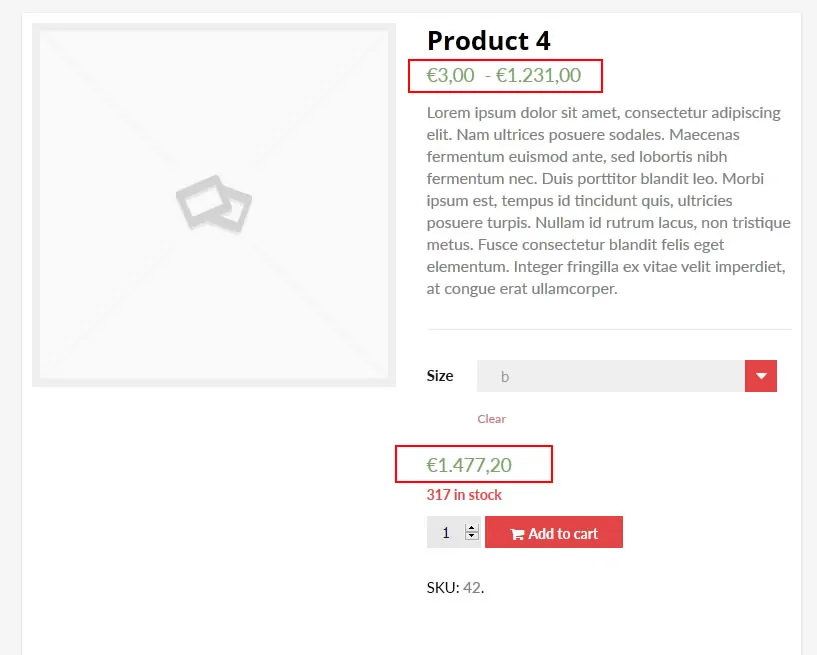 Thay đổi giá Frontend 2