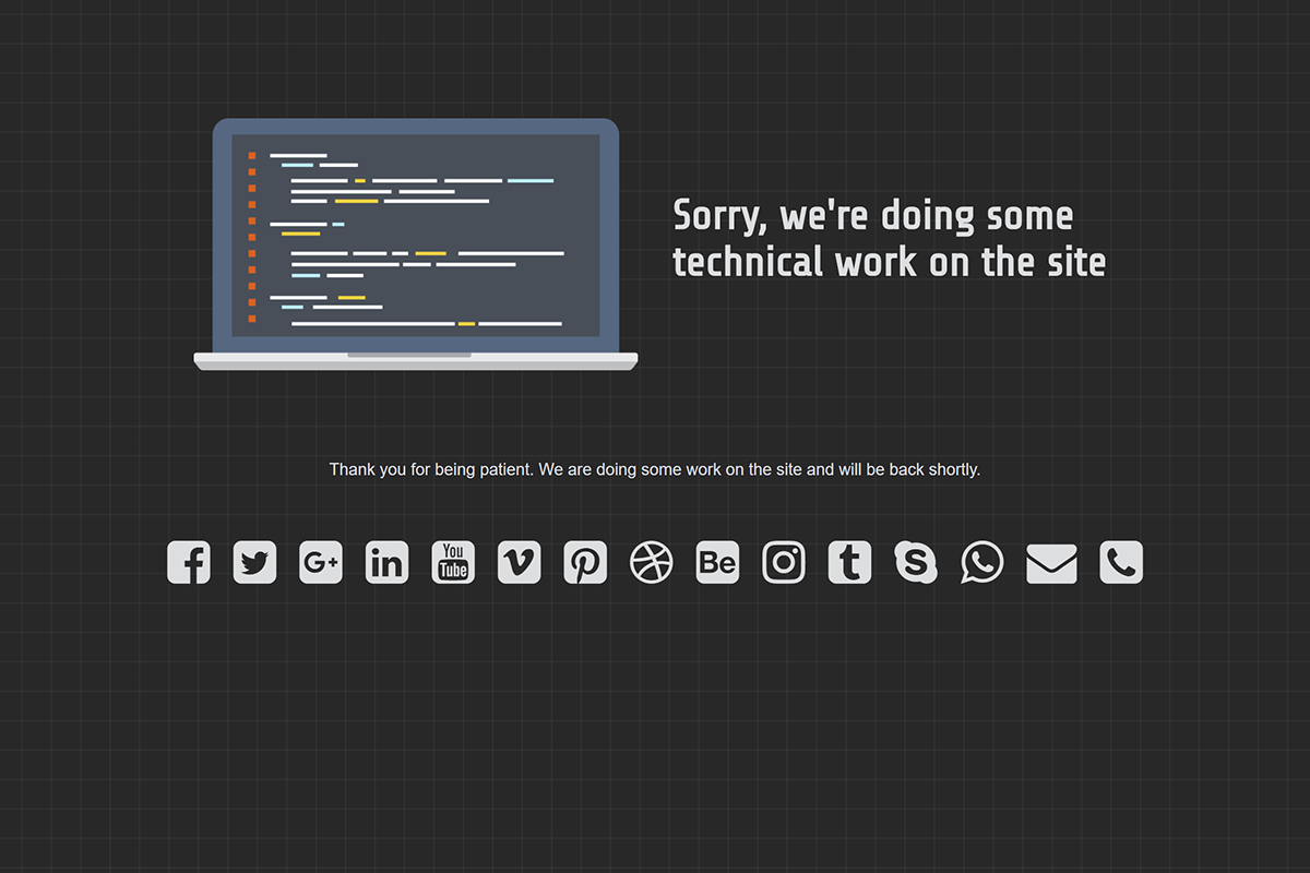 UnderConstructionPage PRO 20