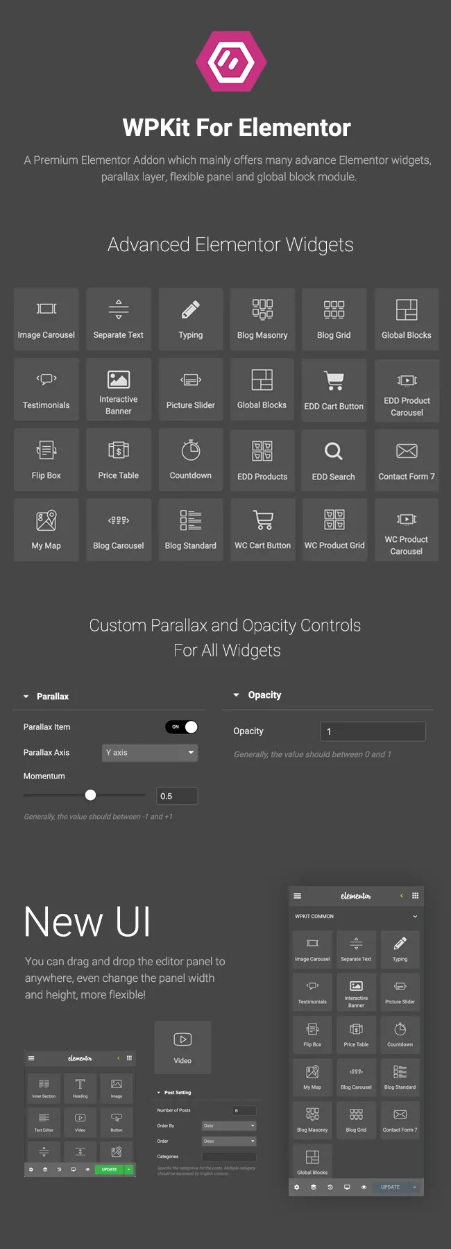 WPKit For Elementor - Advanced Elementor Widgets Collection & Parallax Layer