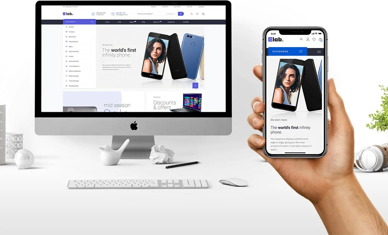 eLab - WooCommerce Marketplace WordPress Theme 2