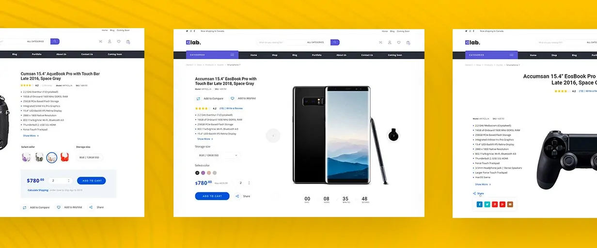 eLab - WooCommerce Marketplace WordPress Theme 8