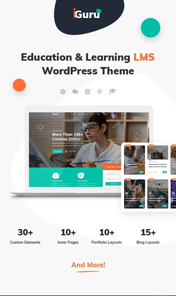 iGuru v1.2.6 NULLED - Education & Courses WordPress Theme 1 iGuru - Education & Courses WordPress Theme 2