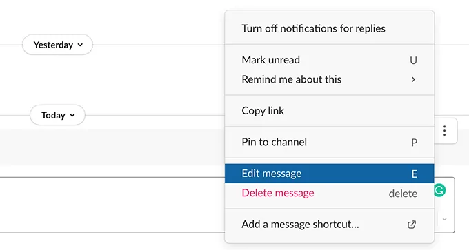6-edit-slack-message-1 - Mẹo kỹ thuật trực tuyến Chỉnh sửa hình ảnh tin nhắn đã gửi