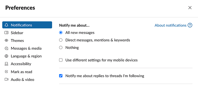 13-manage-slack-notifications - Mẹo công nghệ trực tuyến Bật/Tắt hình ảnh Thông báo Slack