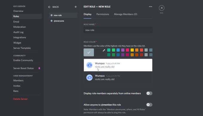 Cách Thêm, Quản lý và Xóa Vai trò trong Discord 4 Cách Thêm, Quản lý và Xóa Vai trò trong Discord