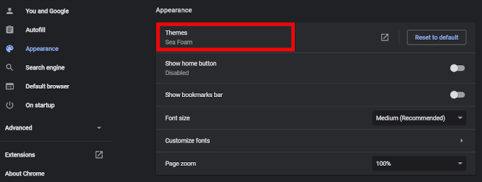 Cách thay đổi Google Chrome của bạn Theme 20 Cách thay đổi Google Chrome của bạn Theme