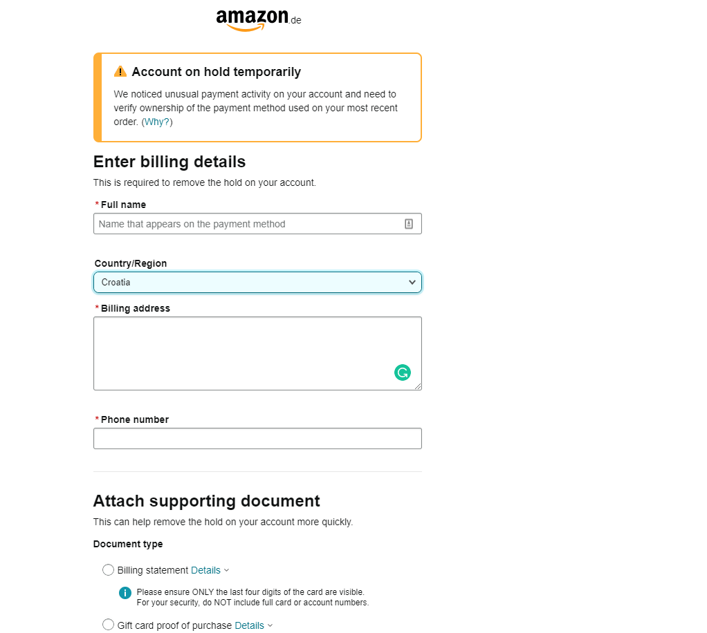 Tài khoản Amazon của bạn có bị khóa không? 4 cách để khắc phục nó 8 Tài khoản Amazon của bạn có bị khóa không? 4 cách để khắc phục nó