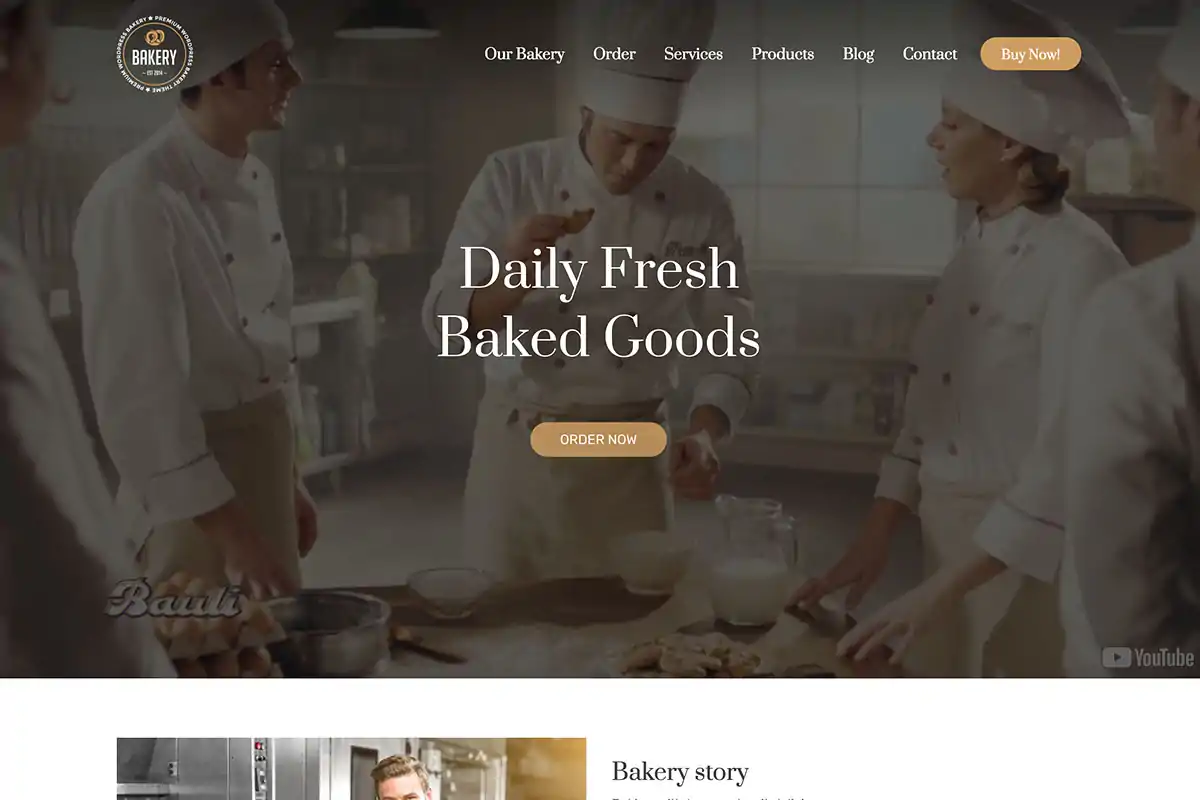 Bakery v2.7 NULLED | WordPress Cake & Food Theme 4 Bakery WordPress Cake & Food Theme 4