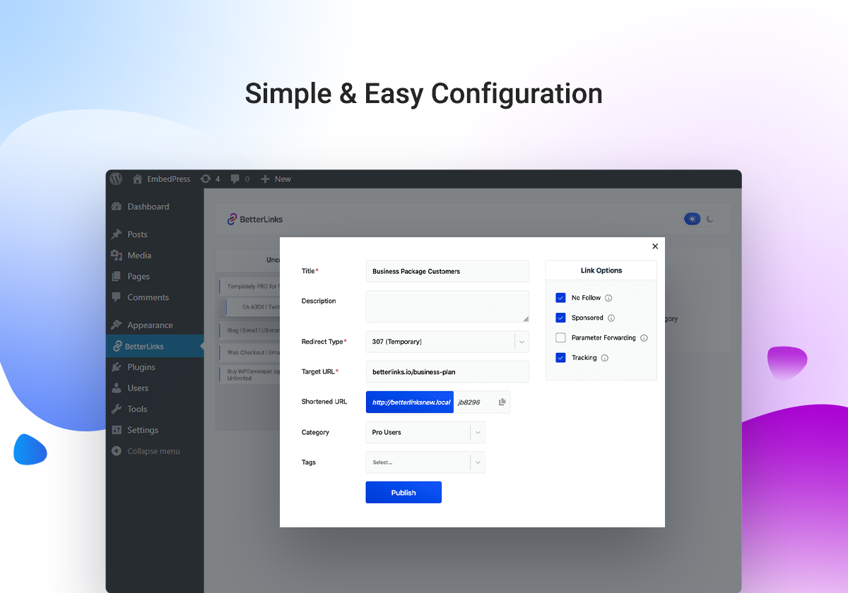 BetterLinks Pro Shorten, Track and Manage any URL 1