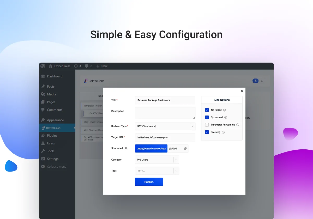 BetterLinks Pro Shorten, Track and Manage any URL 1