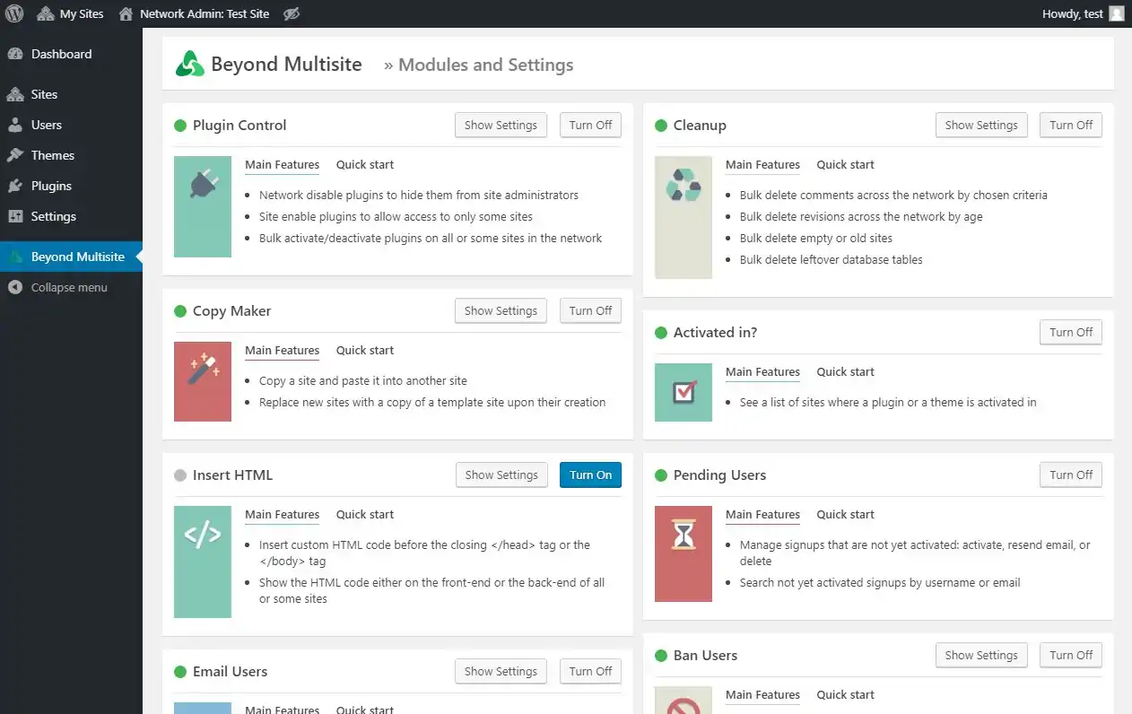 Beyond Multisite - Utilities for WordPress Network Admins 2