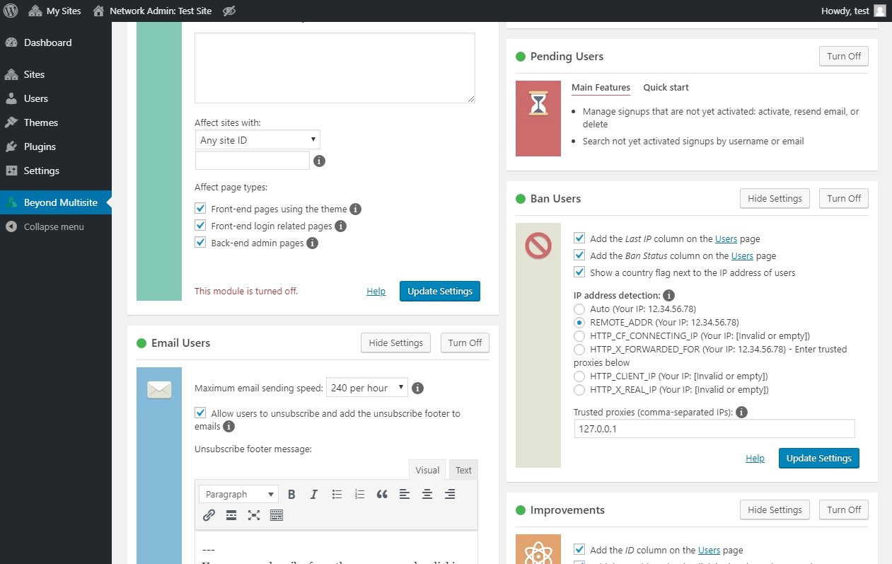 Beyond Multisite - Utilities for WordPress Network Admins 6