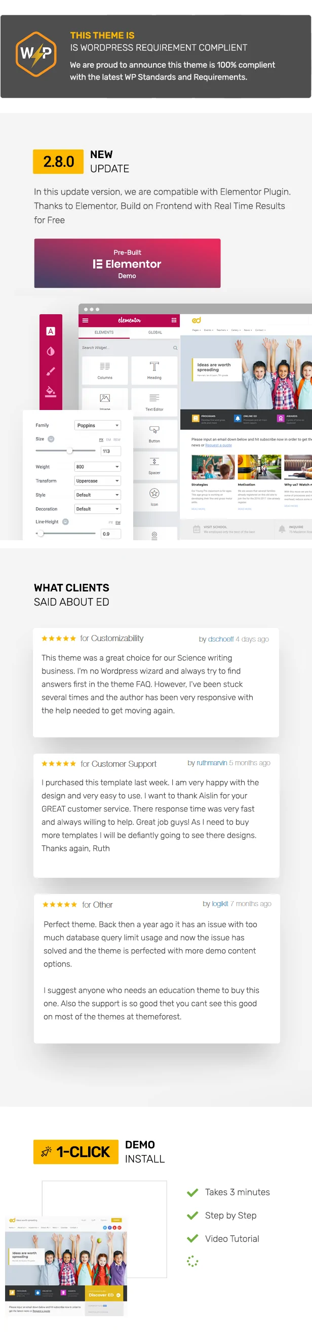 Ed School v3.10.0 NULLED - Education WordPress Theme 1 Ed School Education WordPress Theme 1