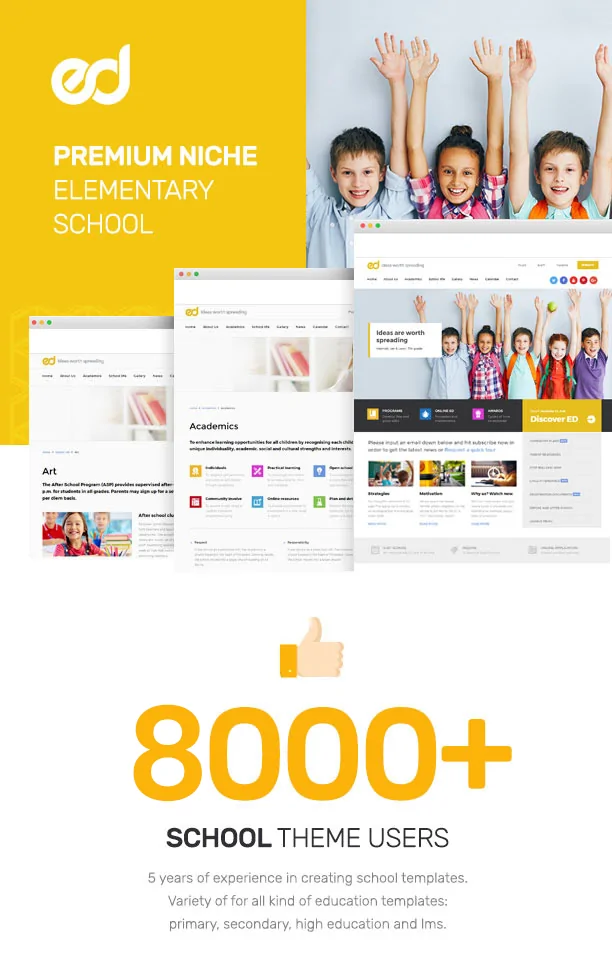 Ed School v3.10.0 NULLED - Education WordPress Theme 2 Ed School Education WordPress Theme 2