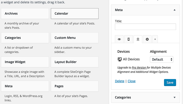 Extended Widget Options - The #1 WordPress Widget Control Plugin 5
