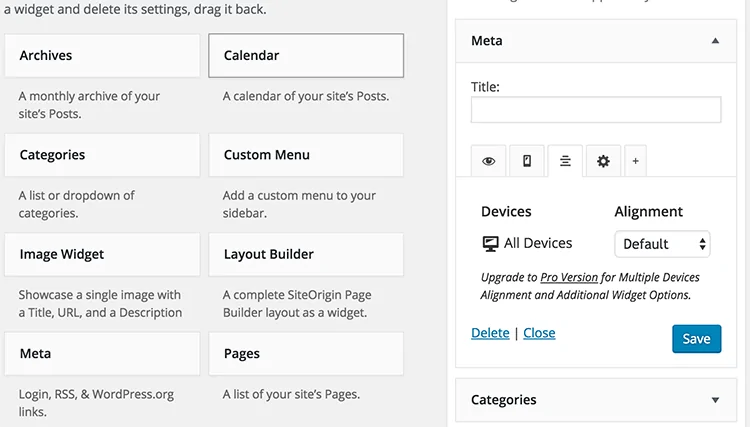 Extended Widget Options - The #1 WordPress Widget Control Plugin 5