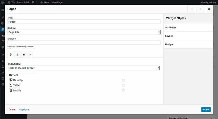 Extended Widget Options - The #1 WordPress Widget Control Plugin 8