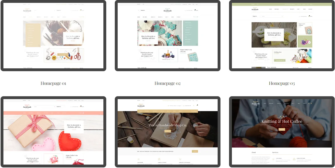 Handmade v6.9 NULLED - Shop WordPress WooCommerce Theme 3 Handmade - Shop WordPress WooCommerce Theme 3