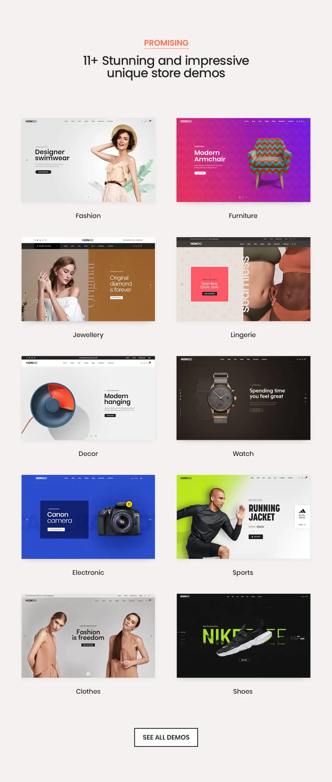 Hongo - Modern & Multipurpose WooCommerce WordPress Theme 3