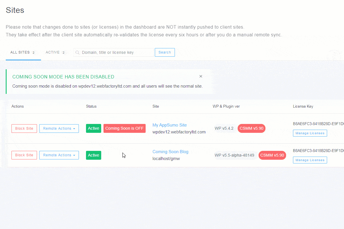 Kiểm soát từ xa tất cả các trang web