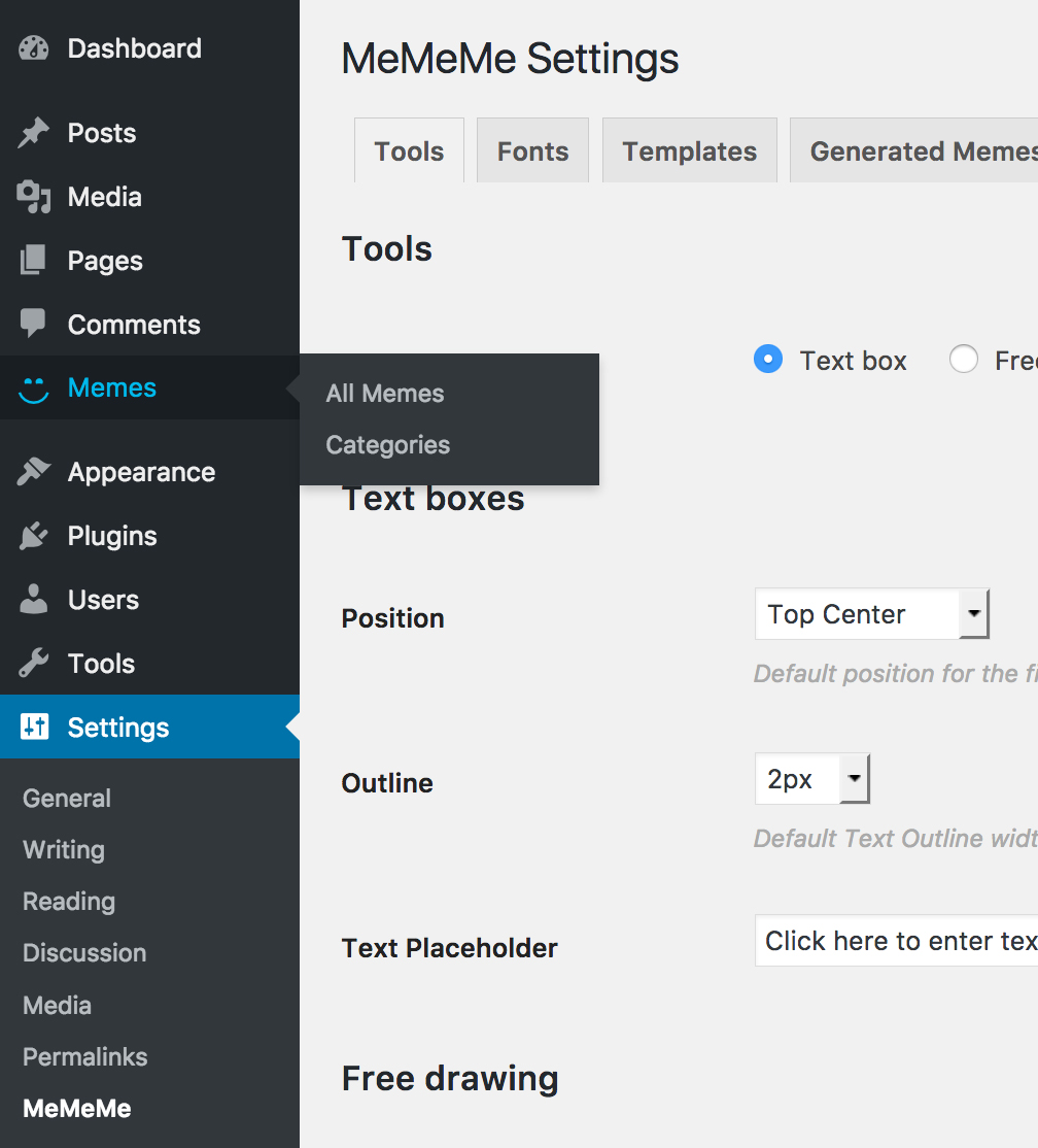 MeMeMe - The Meme Generator WP Plugin 3