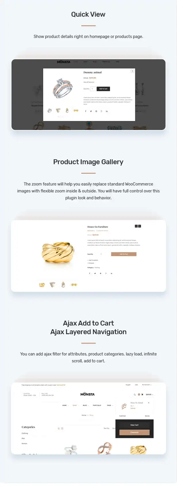 Monsta - Jewelry Theme for WooCommerce WordPress 7