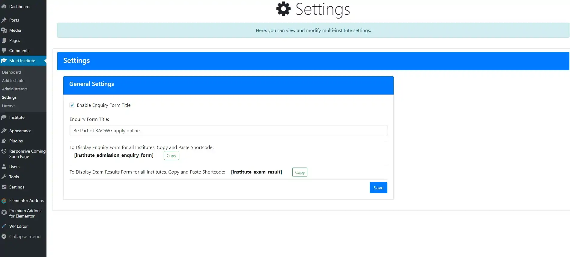 Multi Institute Management v6.2 NULLED - WordPress Plugin 6 Multi Institute Management - WordPress Plugin 6