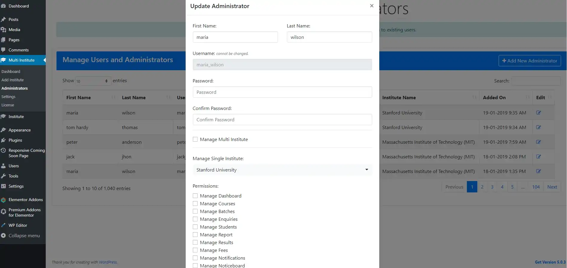 Multi Institute Management v6.2 NULLED - WordPress Plugin 7 Multi Institute Management - WordPress Plugin 7