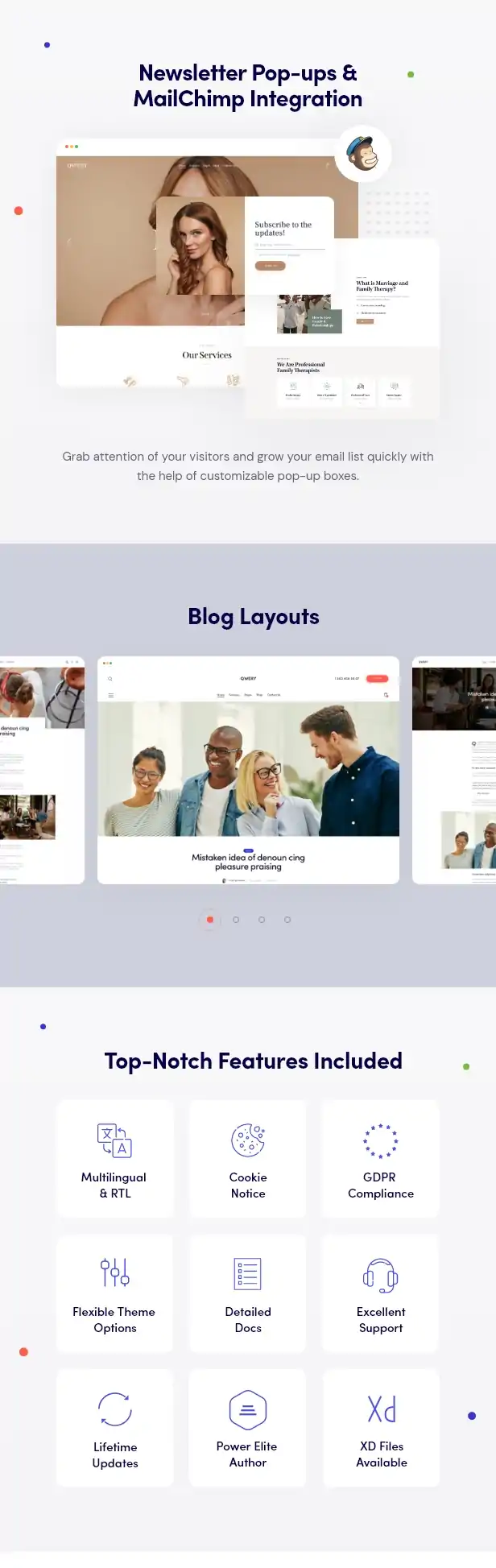 Qwery - Multi-Purpose Business WordPress Theme + RTL 13