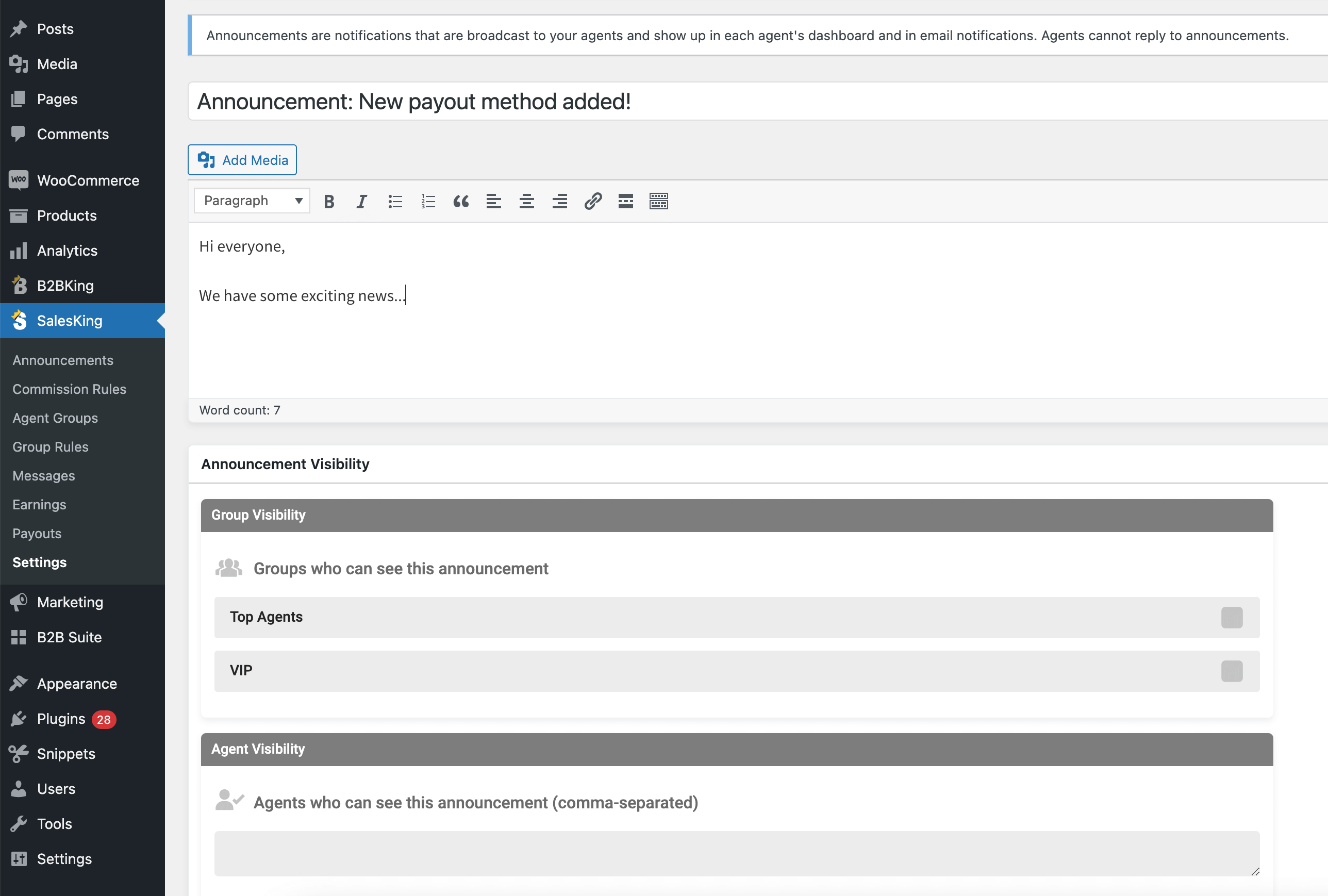 SalesKing - Ultimate Sales Team, Agents & Reps Plugin for WooCommerce 11
