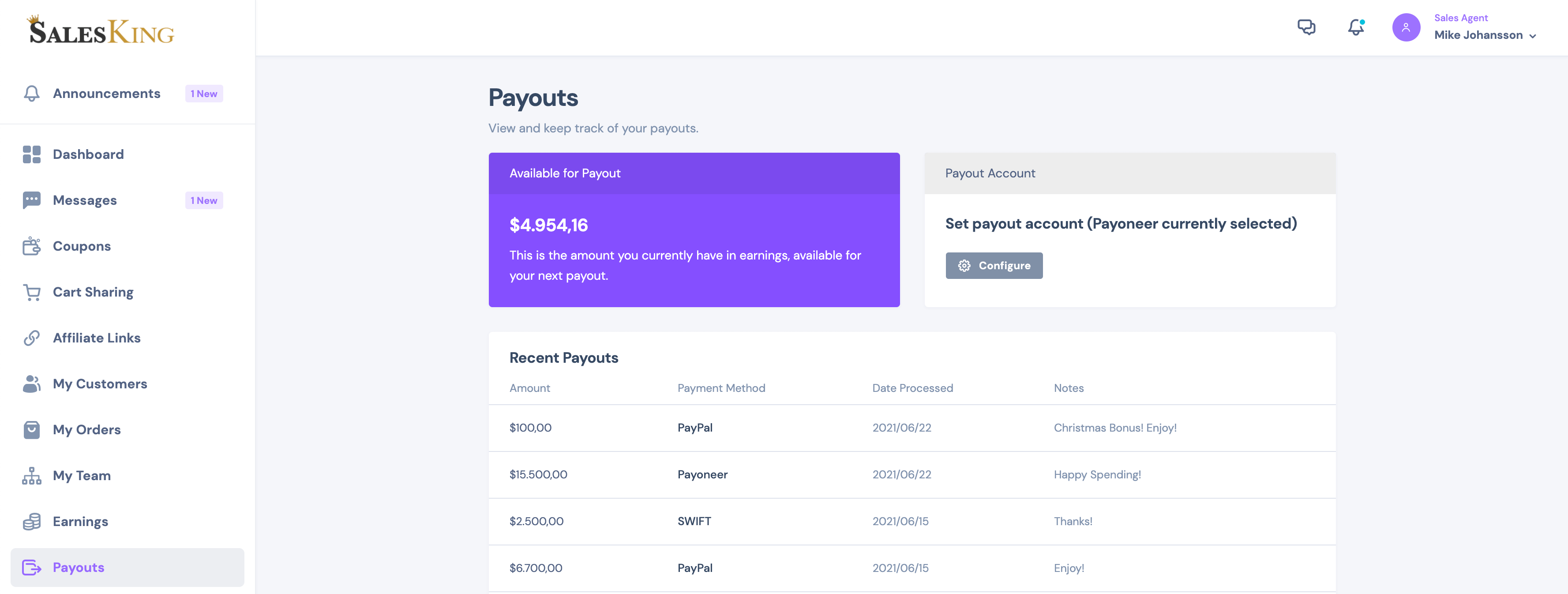 SalesKing - Ultimate Sales Team, Agents & Reps Plugin for WooCommerce 16