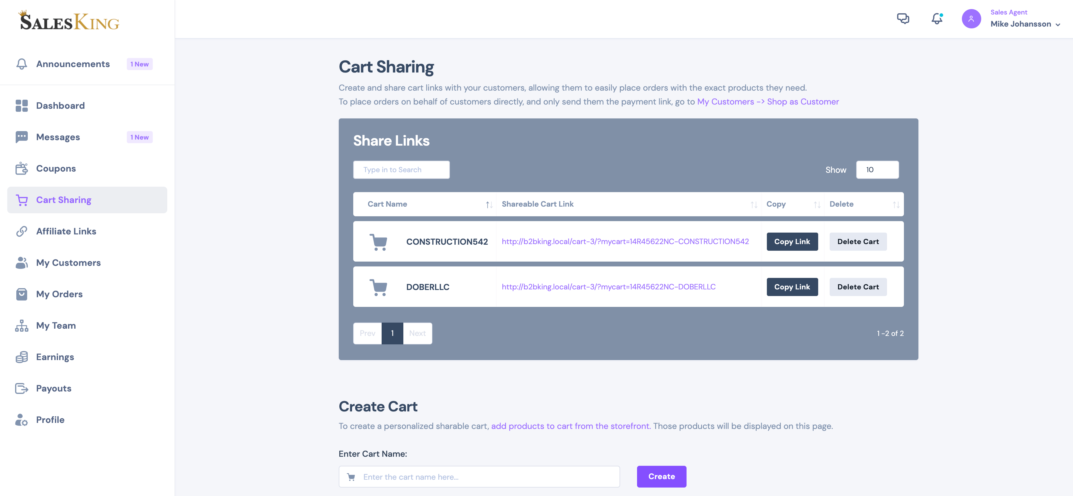 SalesKing - Ultimate Sales Team, Agents & Reps Plugin for WooCommerce 2