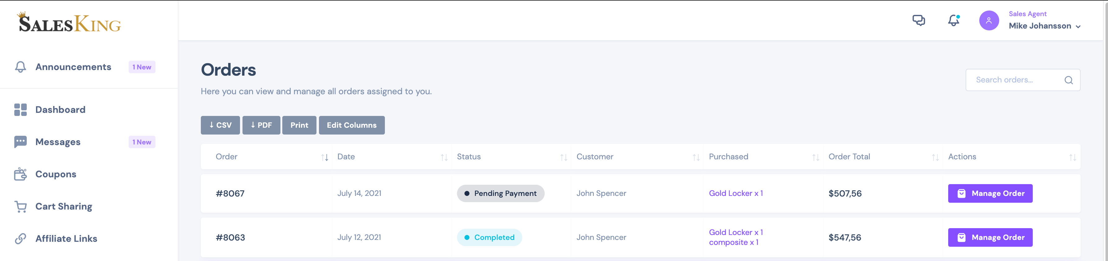 SalesKing - Ultimate Sales Team, Agents & Reps Plugin for WooCommerce 5