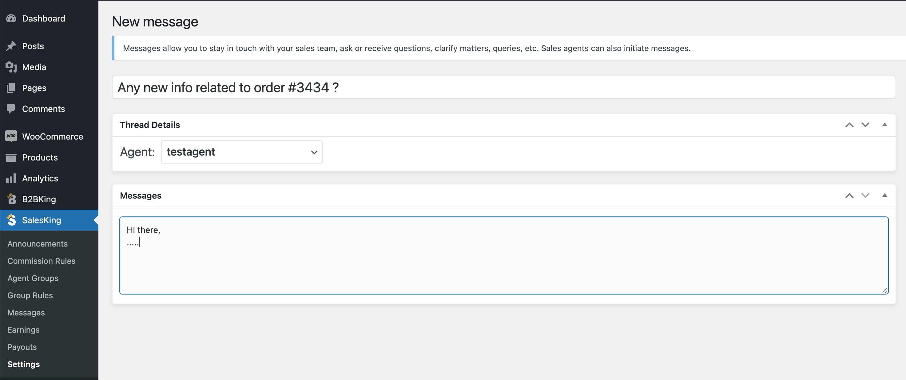 SalesKing - Ultimate Sales Team, Agents & Reps Plugin for WooCommerce 7