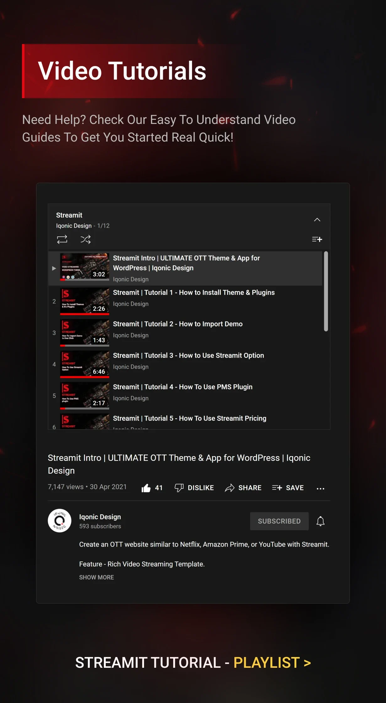 Streamit v2.0 NULLED | Video Streaming WordPress Theme + RTL 18 Streamit Video Streaming WordPress Theme + RTL 18