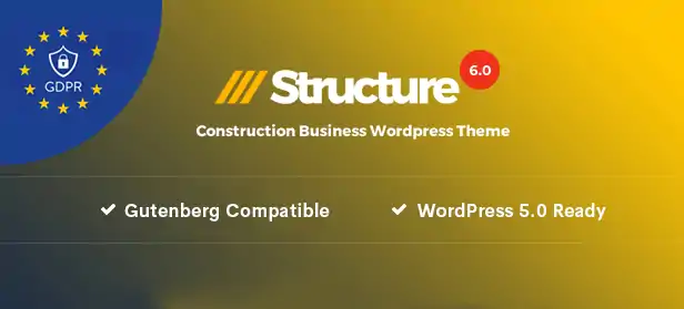 Structure - Construction Industrial Factory WordPress Theme 1