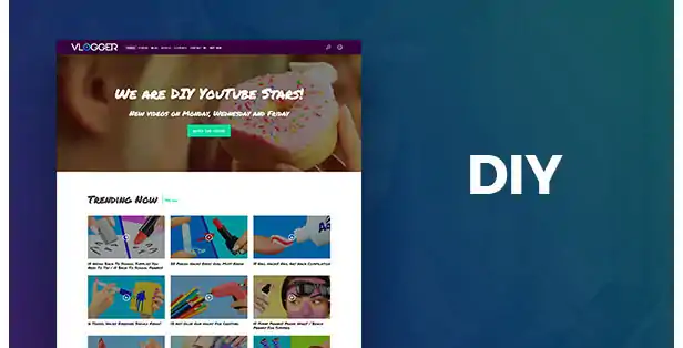 Vlogger Professional Video & Tutorials WordPress Theme 4