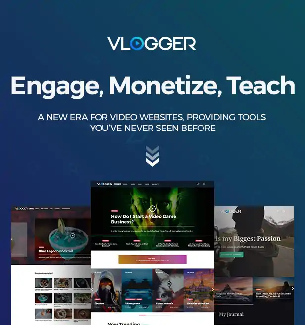Vlogger Professional Video & Tutorials WordPress Theme 5