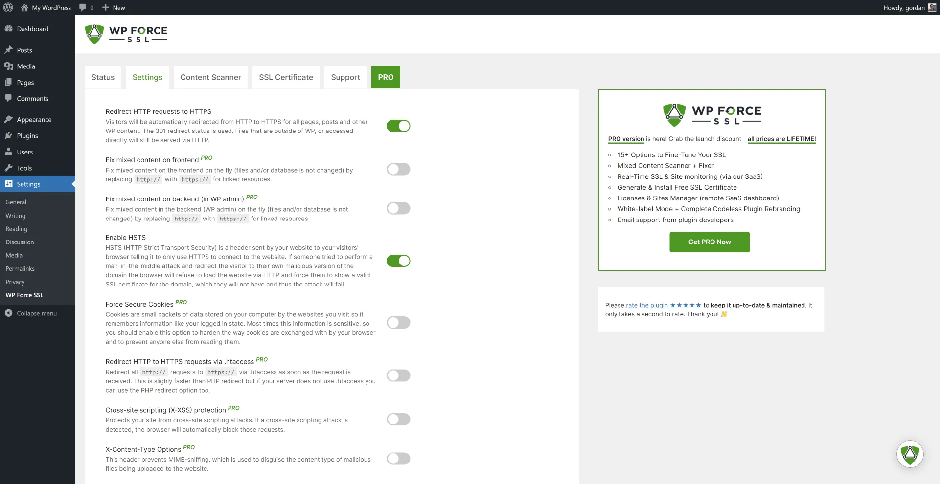 WP Force SSL Pro & HTTPS SSL Redirect 1