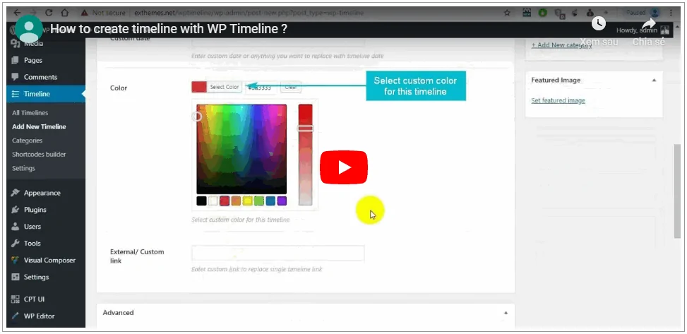 WP Timeline – Vertical and Horizontal timeline plugin 2