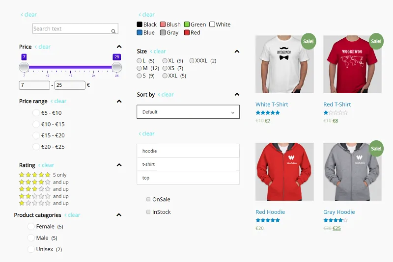 WooCommerce Product Filter WordPress plugin by WooBeWoo 2