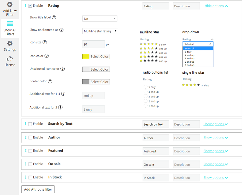 WooCommerce Product Filter WordPress plugin by WooBeWoo 6