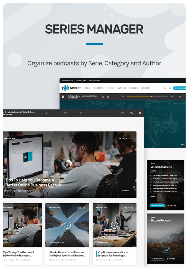 Wpcast - Audio Podcast WordPress Theme 7